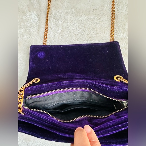 Purple Velvet bag - Picture 6 of 13